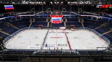 Zápas play off KHL mezi moskevskými celky Dynamem a Spartakem se musel obejít...