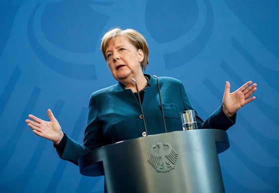 Německá kancléřka Angela Merkelová (22. března 2020)