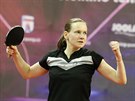 Stolní tenistka Hana Matelová se raduje z vítzství ve dvouhe na mistrovství...