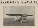 Reklamy leteckých výrobc, eskoslovensko, 1918 a 1939