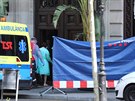 Pacientka v Barcelon vstupuje do hotelu pedlaného na provizorní nemocnici...