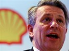 Ben van Beurden, výkonný editel spolenosti Royal Dutch Shell, hovoí na...