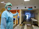 Pacienty, kteří jsou nakažení koronavirem, přijímá Fakultní nemocnice v Plzni...