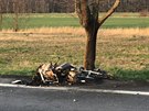 Dva motocyklist zemeli na nsledky dopravn nehody, ke kter dolo nedaleko...