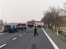 Dva motocyklist zemeli na nsledky dopravn nehody, kter se stala nedaleko...
