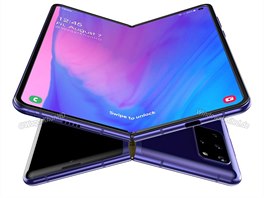 Bude takto vypadat Galaxy Fold 2?