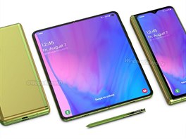 Bude takto vypadat Galaxy Fold 2?