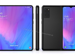 Bude takto vypadat Galaxy Fold 2?