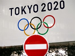 Logo olympijskch her v Tokiu 2020.
