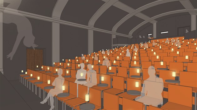 Vizualizace plánované přestavby Branického divadla, jak jej navrhlo architektonické studio A69.
