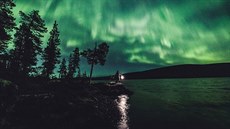 Polární zá�e na laponským Ivalem (27. zá�í 2019)