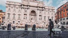 Fontána di Trevi v ím, Itálie