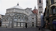 Florencie, kolébka renesance, takto nebyla nikdy ped koronavirem k vidní....