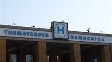 Thomayerova nemocnice v Praze-Kri. (27.3.2020)
