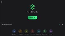 Super Status Bar přináší nové možnosti ovládání androidových zařízení.