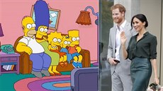 Simpsonovi a princ Harry a vévodkyně Meghan