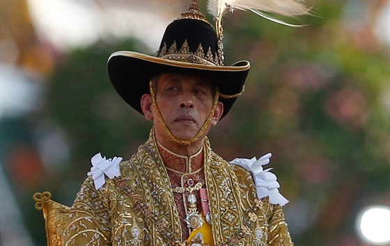 Thajský král Mahá Vatčirálongkón (Bangkok, 5. května 2019)