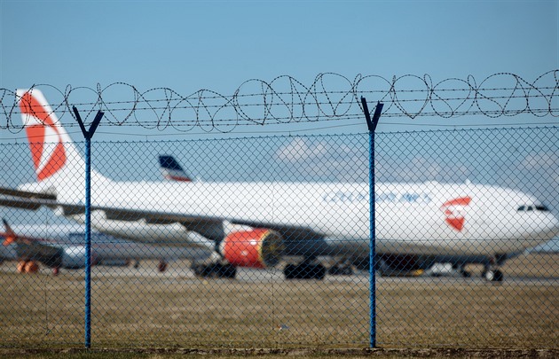 Letit Václava Havla v Praze (30. bezna 2020)