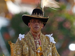 Thajský král Mahá Vatčirálongkón (Bangkok, 5. května 2019)