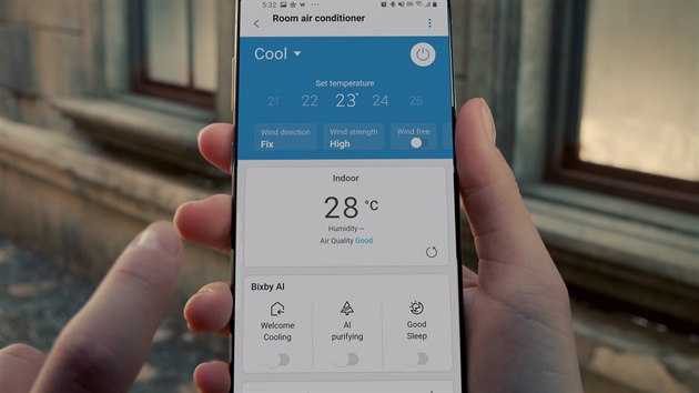 Neznámý Samsung v reklamě na klimatizaci by mohl být chystaný Note 20