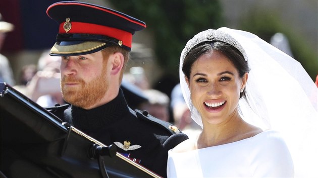 Princ Harry a Meghan Markle se vzali v kapli svatého Jiří na hradě Windsor 19. května 2018.