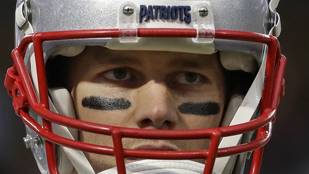 Tom Brady ped Super Bowlem v roce 2018