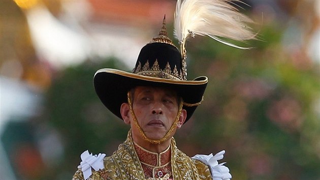 Thajský král Mahá Vatčirálongkón (Bangkok, 5. května 2019)