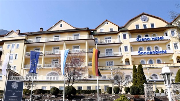 Německý hotel Grand Hotel Sonnenbichl v městečku Garmisch-Partenkirchen