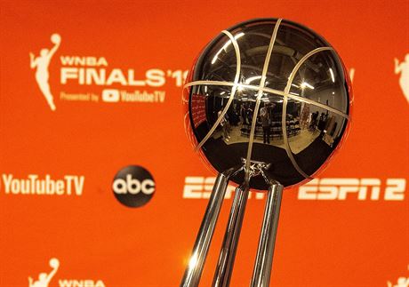 WNBA Championship Trophy ped finálovou sérií 2019