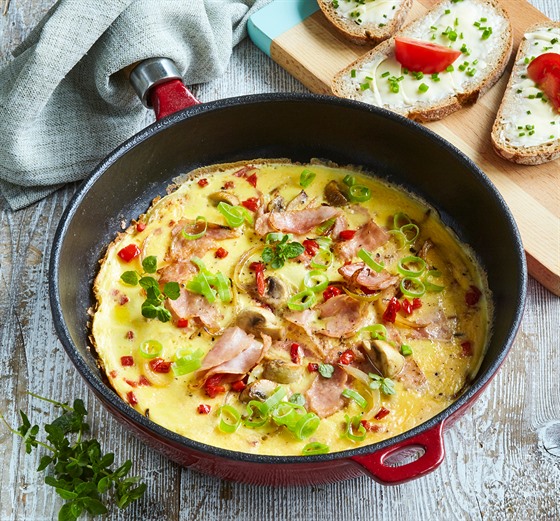 Omeleta se �unkou a zeleninou