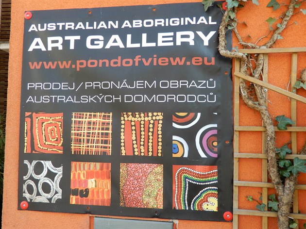 Obrazy australských domorodc lze získat i ve Vokovicích