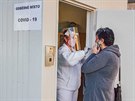 Krom���sk� nemocnice otev�ela odb�rov� m�sto pro pacienty s podez�en�m na...