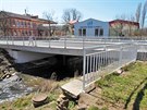 Most pes Chodovsk potok v karlovarsk ulici Kpt. Jaroe