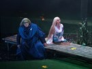 Nahoe snmek z opery Rusalka - v roli Rusalky Vra Polchov, dole pvkyn v...