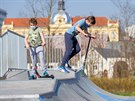 Jedním z otevřených městských sportovišť v Plzni je i sportovní park ve čtvrti...