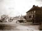 Dnen brnnsk ulice Cejl v roce 1911, kdy byla soust dlnick tvrti dnes...