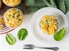 Muffiny s brokolicí a divokými bylinami
