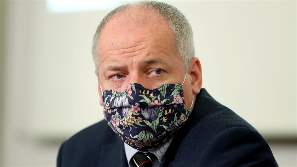 Roman Prymula, nám�stek ministra zdravotnictví a �éf Centrálního �ídícího týmu...