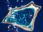 An astronaut on the International Space Station snapped this image of the Atafu...