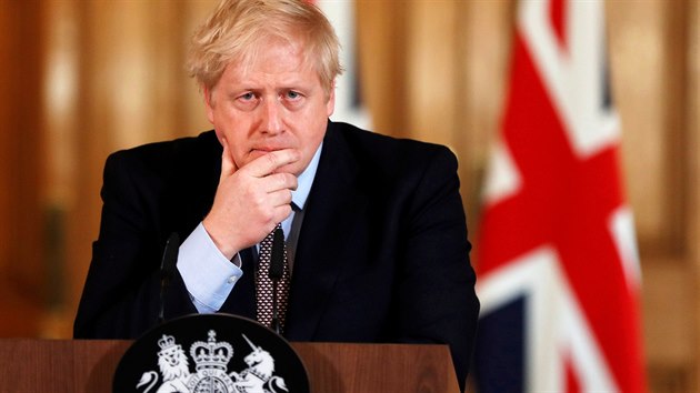 Britsk premir Boris Johnson (3. bezna 2020)