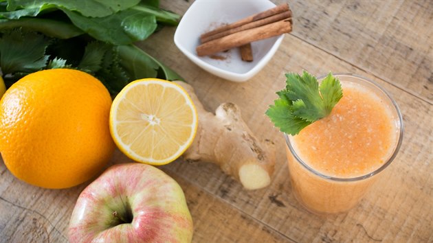 Pokud je pro v�s �ginger shot� p��li� ostr�, p�idejte si do n�j poka�d� trochu...