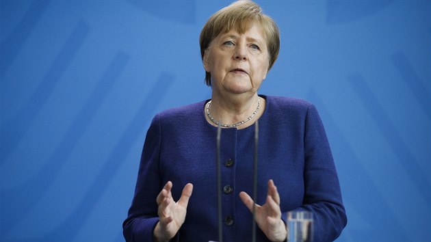 Nmeck kanclka Angela Merkelov (6. dubna 2020)