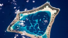 An astronaut on the International Space Station snapped this image of the Atafu...