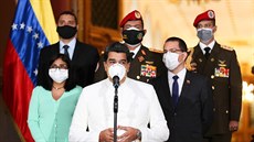 Venezuelský prezident Nicolás Maduro. Kvůli pandemii koronaviru vyhlásil v zemi...