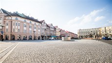 Hradecké Masarykovo náměstí (18. 3. 2020)
