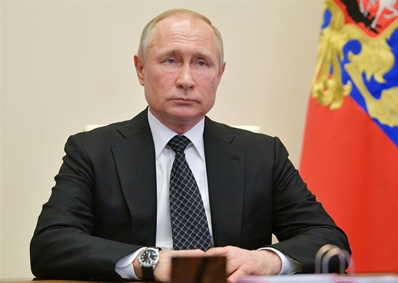 Ruský prezident Vladimir Putin (16. dubna 2020)