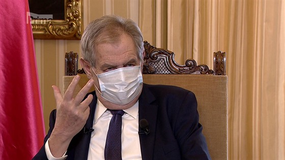 Prezident Milo Zeman v diskusním poadu TV Prima Partie odvysílaném 12. dubna...