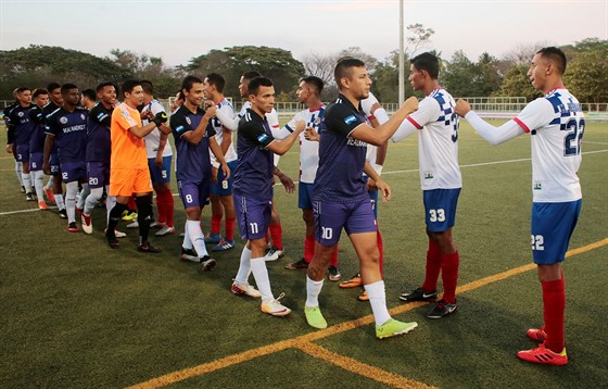 Momentka z nikaragujské ligy z uktání Juventus Managua vs. Real Madriz.