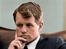 Robert Kennedy (19251968). Zavradn v Los Angeles pi atentátu.