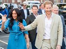 Princ Harry a jeho manelka Meghan Markle (Londýn, 31. bezna 2019)